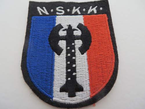NSKK armshield/patch