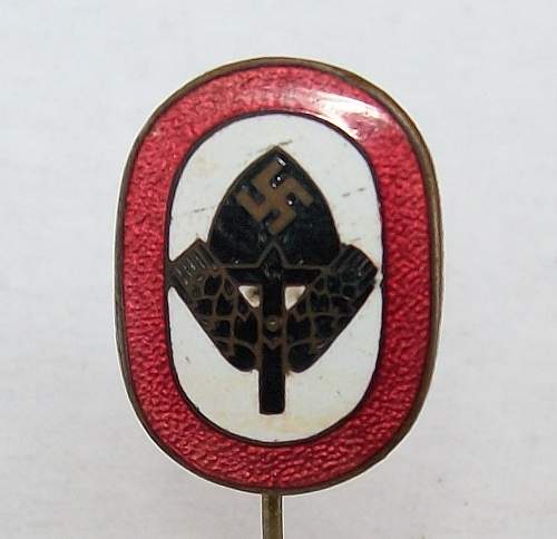 Reichsarbeitsdienst pin