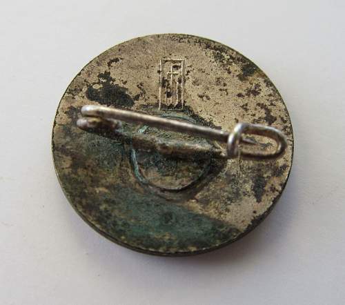 maker of this enamel NSDAP pin question