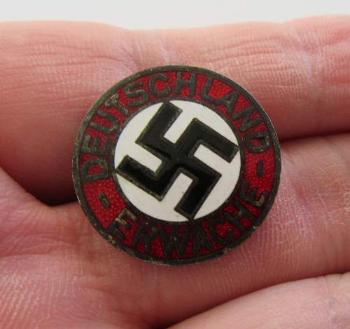 maker of this enamel NSDAP pin question