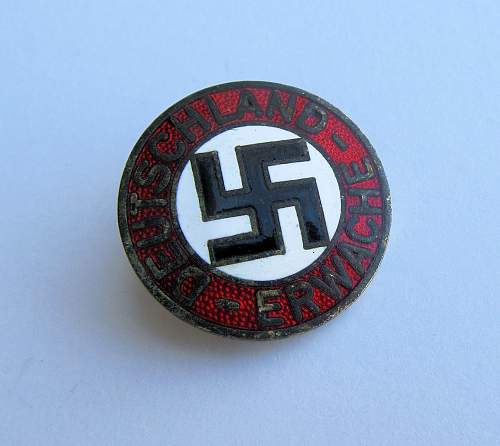 maker of this enamel NSDAP pin question