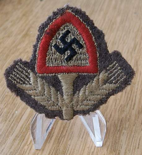 RAD cap badge