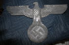 German flags, patches, train eagle, flag pole top, etc