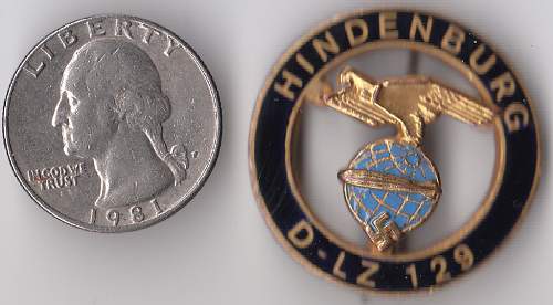 Hindenburg D-LZ 129 crew pin?