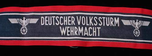 Deutscher Volkssturm Wehrmacht Armband real or fake