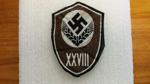 Reichsarbeitsdienst Patch