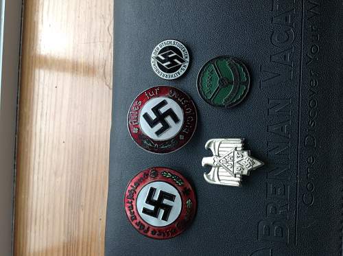 Badges pins any thought about them thank you