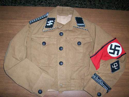 NSDAP Tunic/Brownshirt i bought today....