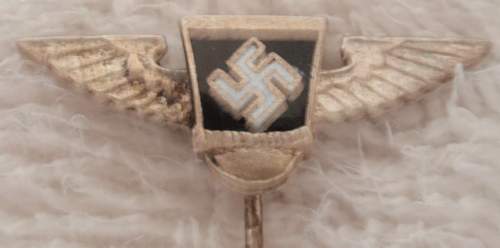 Stickpin  with Wings- Swastika