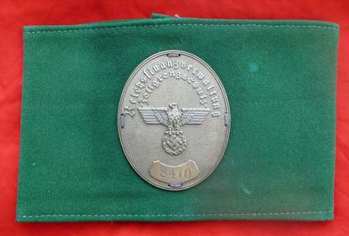Customs officers armband
