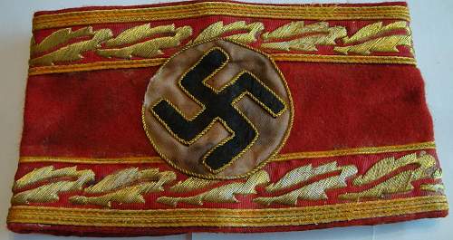 NSDAP Kampfbinde and DEUTSCHER VOLKSSTURM WEHRMACHT Armband real or fake?