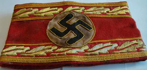 NSDAP Kampfbinde and DEUTSCHER VOLKSSTURM WEHRMACHT Armband real or fake?