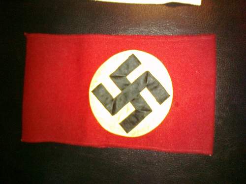 Help needed with NSDAP armband please