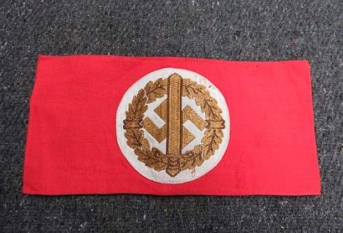 NSDAP SA Armband: Real or Fake?