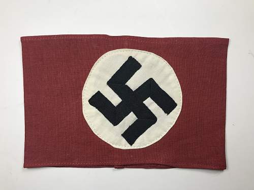 NSDAP kampfbinde for consideration please