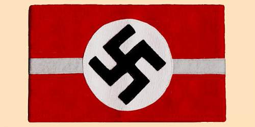 NSDAP kampfbinde for consideration please