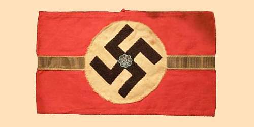 NSDAP kampfbinde for consideration please