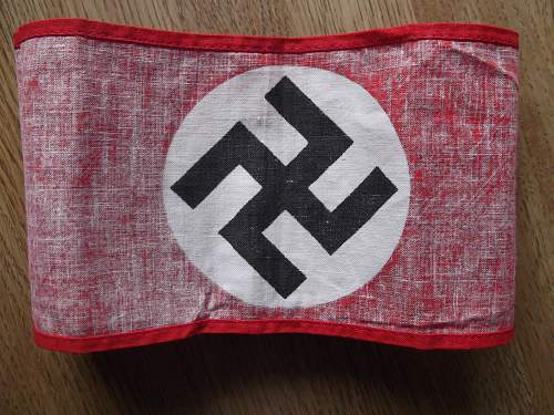 NSDAP Printed Armband