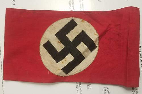 NSDAP kampfbinde w/ SA stamp?