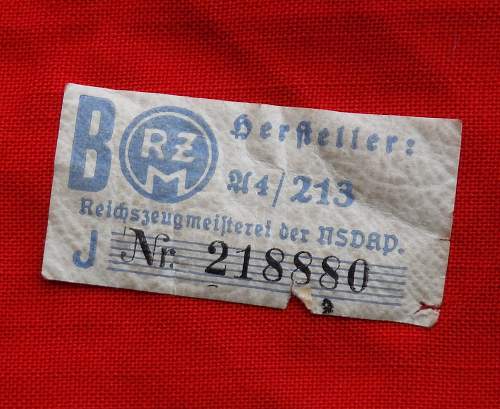nsdap armband  with rzm tag