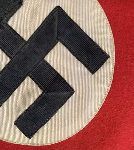 Can anybody tell me anything about this NSDAP Wool Armband/kampfbinde