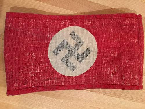 Printed NSDAP Armband Real or Fake
