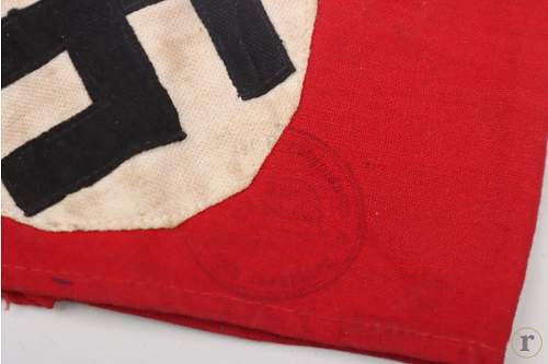 NSDAP EM/NCO Armband with Der Stalhelm stamp?