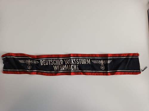 Is this Volkssturm armband authentic?