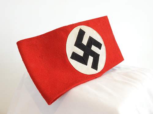 Three piece NSDAP armband