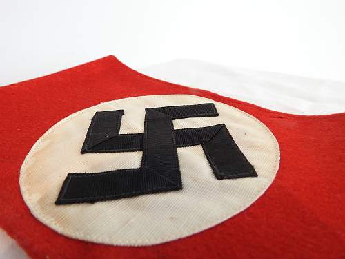 Three piece NSDAP armband