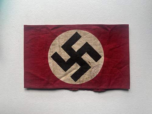 Nsdap armband and stamp