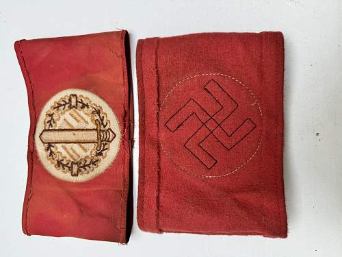 Third Reich Armbands – Type &amp; Date Identification
