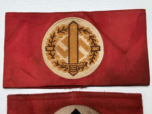 Third Reich Armbands – Type &amp; Date Identification