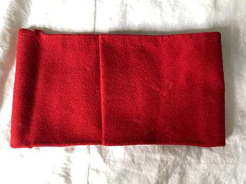 Wool NSDAP armband authentication