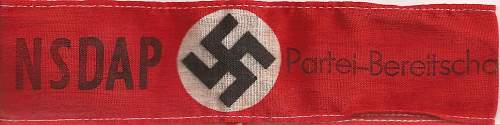NSDAP armband: What is it?