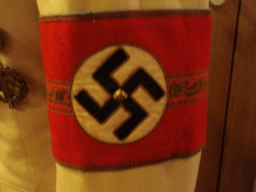 Nsdap political high leader armband....original or fake?