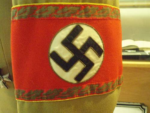 Nsdap political high leader armband....original or fake?