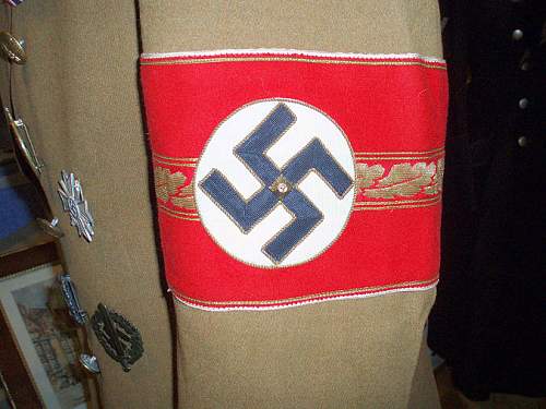 Nsdap political high leader armband....original or fake?