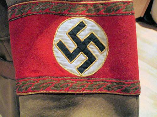 Nsdap political high leader armband....original or fake?