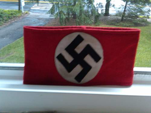 My first ever swastika armband!