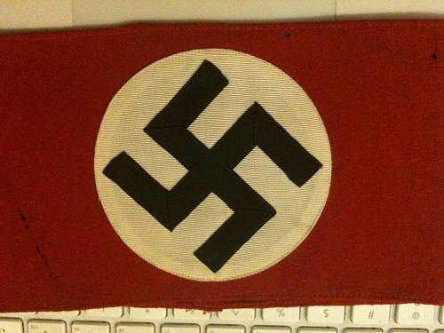 My new wool NSDAP armband