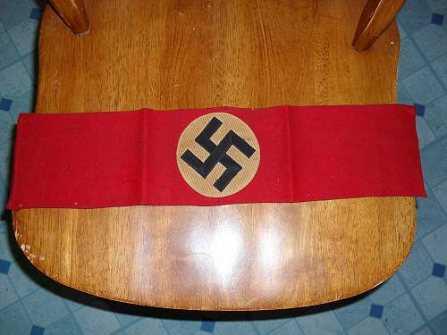 NSDAP armband for evaluation please
