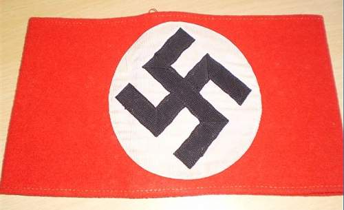 Opinions please - NSDAP Armbands