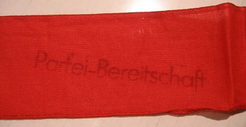 NSDAP band/ribbon? How Fake is this? Real or a laugher?