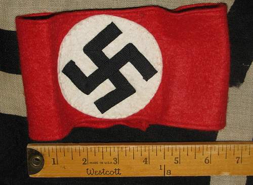 NSDAP Armband authenticity