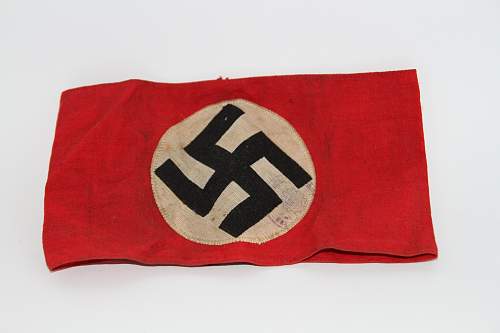 NSDAP armband w. rzm tag