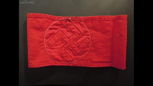 NSDAP arnband and Pre war nsdap armband