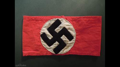 NSDAP arnband and Pre war nsdap armband