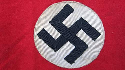 NSDAP 3-piece tagged wool Kampfbinde