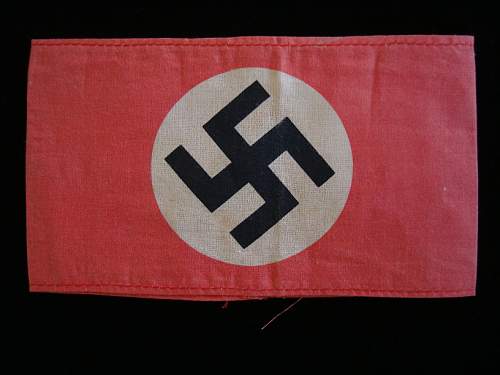 Old Printed NSDAP Armband